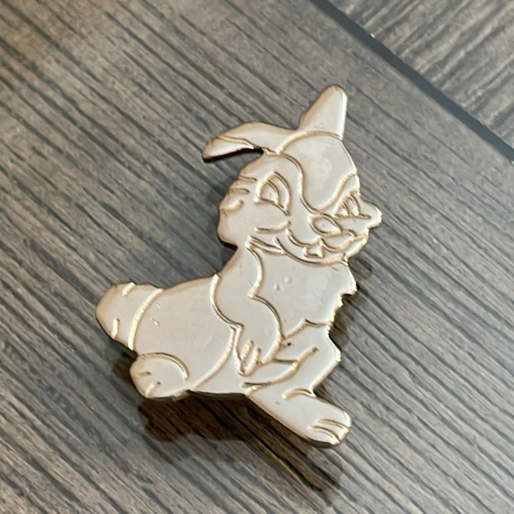 Vintage Thumper the Rabbit from Disney’s Bambi Movie - Silver-tone Pin